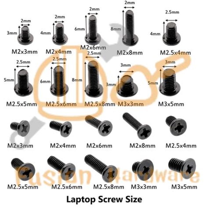 What size are M2 screws?