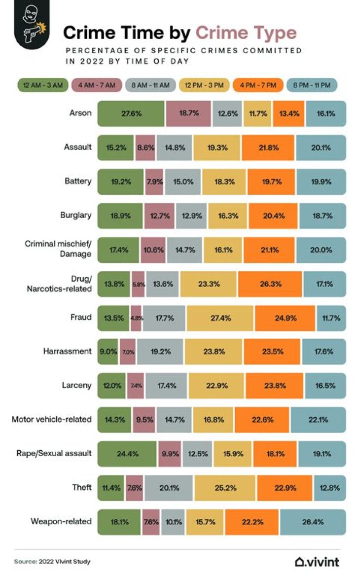 What types of crime are in the US?