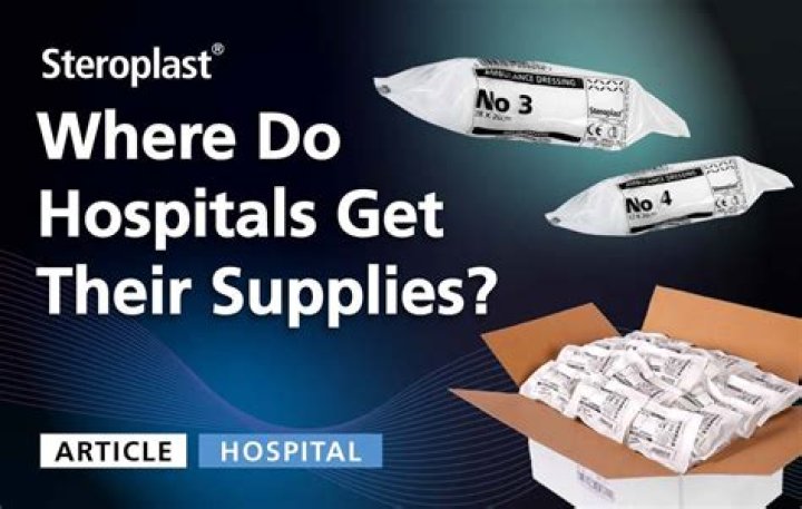 Where Do hospitals get their supplies from?
