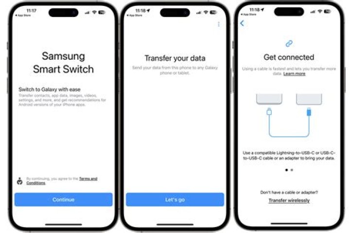 Where does Samsung Smart Switch backup to?