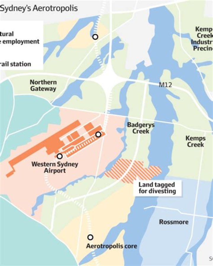 Where is the western Sydney aerotropolis located?