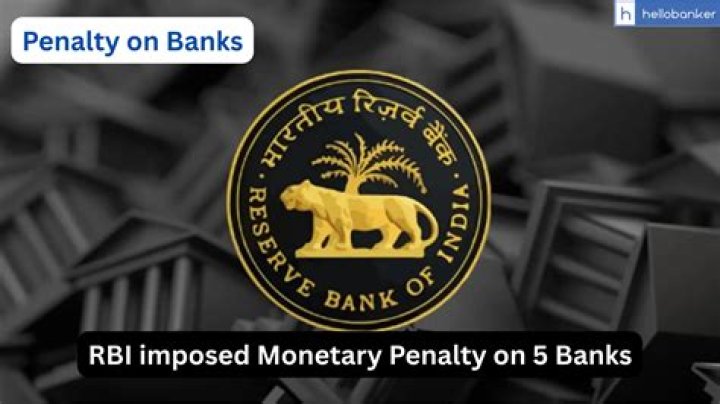 Which bank imposed monetary penalty by RBI?