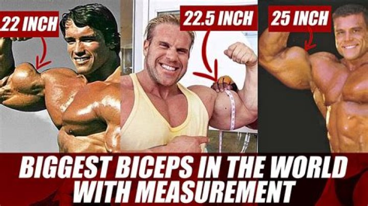 Who has the biggest biceps on earth?