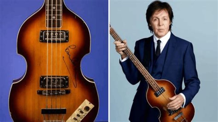 Why did paul McCartney use a violin bass?
