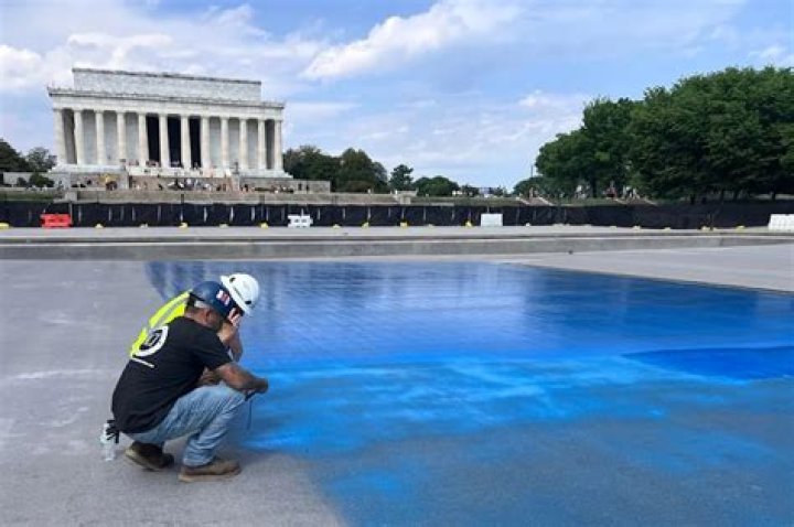 Why is the Reflecting Pool empty 2021?